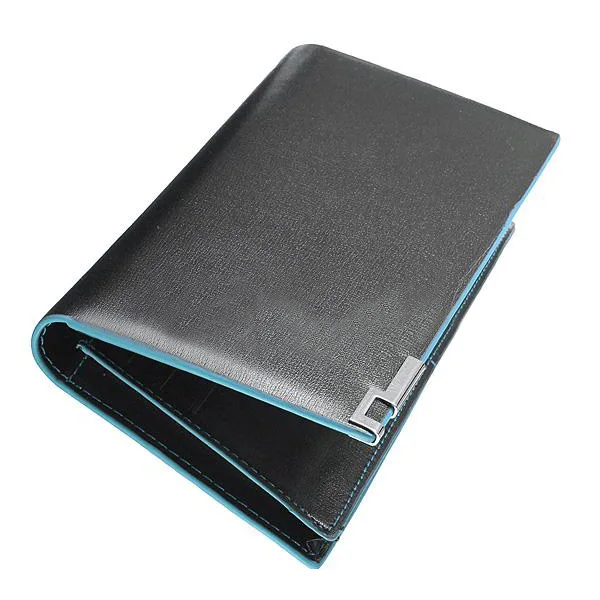 

10pcs( ABDB Mens Soft Leather Bifold Long Wallet Card Holder Pocket Clip