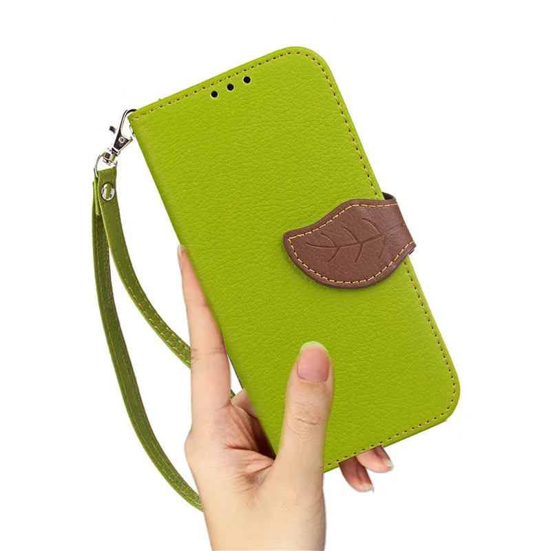 Кожаный чехол книжка с откидной крышкой для samsung Galaxy J4 J6 2018 Capa в виде книжки