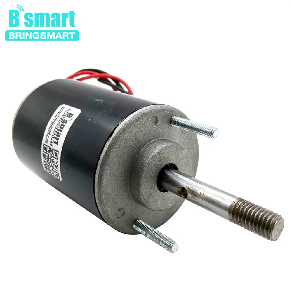 

BringSmart BS3420 12/24V 3500rpm/7000rpm High Speed Marshmallows Cotton Candy DC Motor with Threaded Shaft Electric Motor