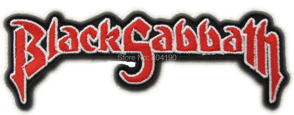 

4.7" BLACK SABBATH Music Band Punk Rock Embroidered NEW IRON ON and SEW ON Patch Heavy Metal clothes stickers