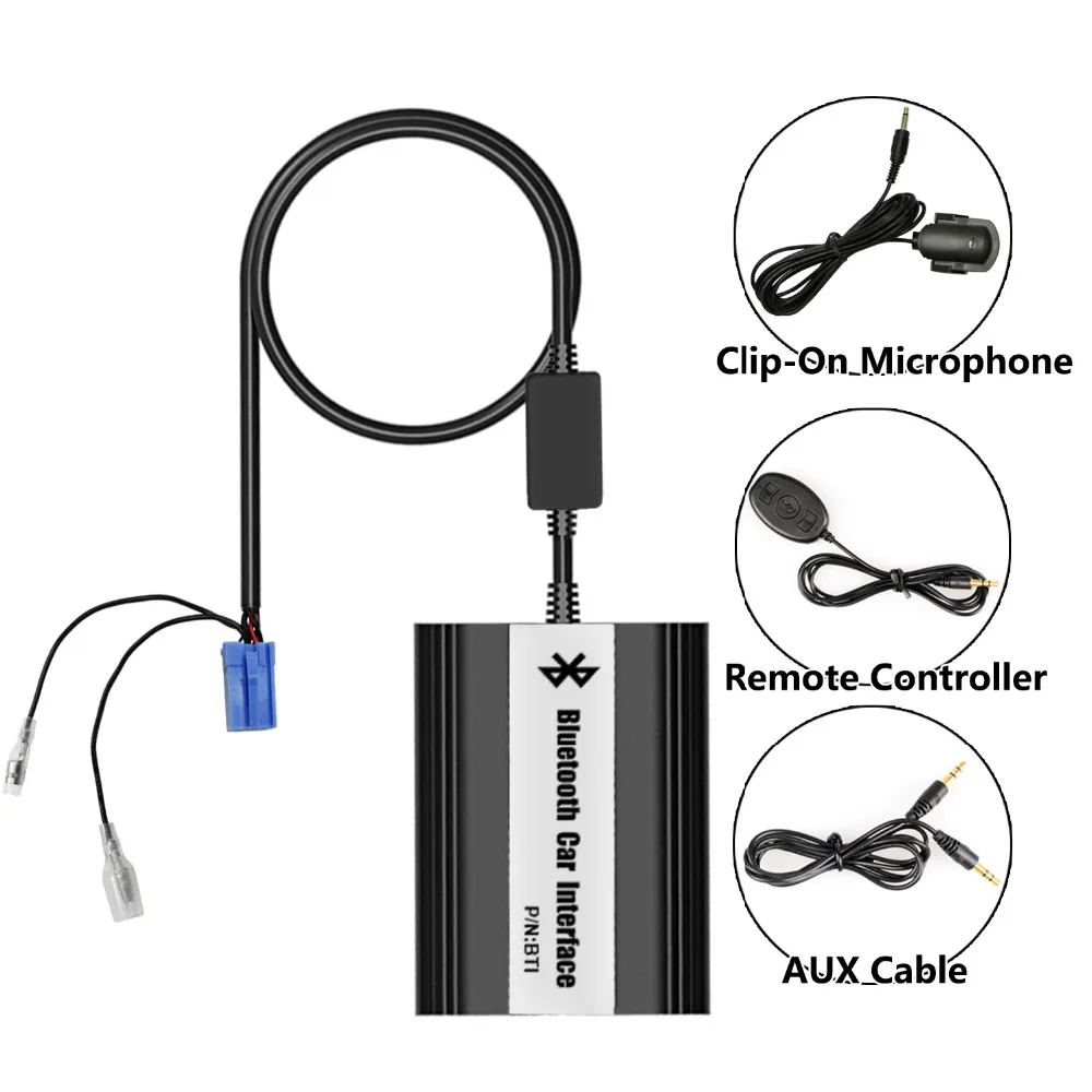APPS2Car радио Bluetooth адаптер беспроводные звонки Hands Free USB AUX Jack Mp3 музыкальный