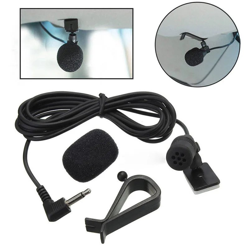 Для Pioneer CD-VM1 4,5 в Bluetooth внешний микрофон 3 м для автомобиля Pioneer Стерео радио приемник 2,5 мм разъем Micro phone