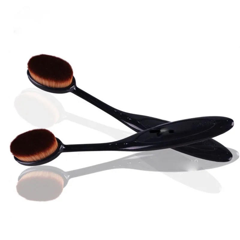 

Hot Oval Makeup brushes Tools Cosmetic Foundation Cream Powder Blush Make up Brush Set Woman's Toiletry Kit kabuki brush
