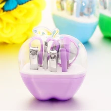 Прозрачный гель для ногтей Apple, маникюрный набор ногтей, девять наборов косметических инструментов из нержавеющей стали, профессиональный набор для маникюра ногтей