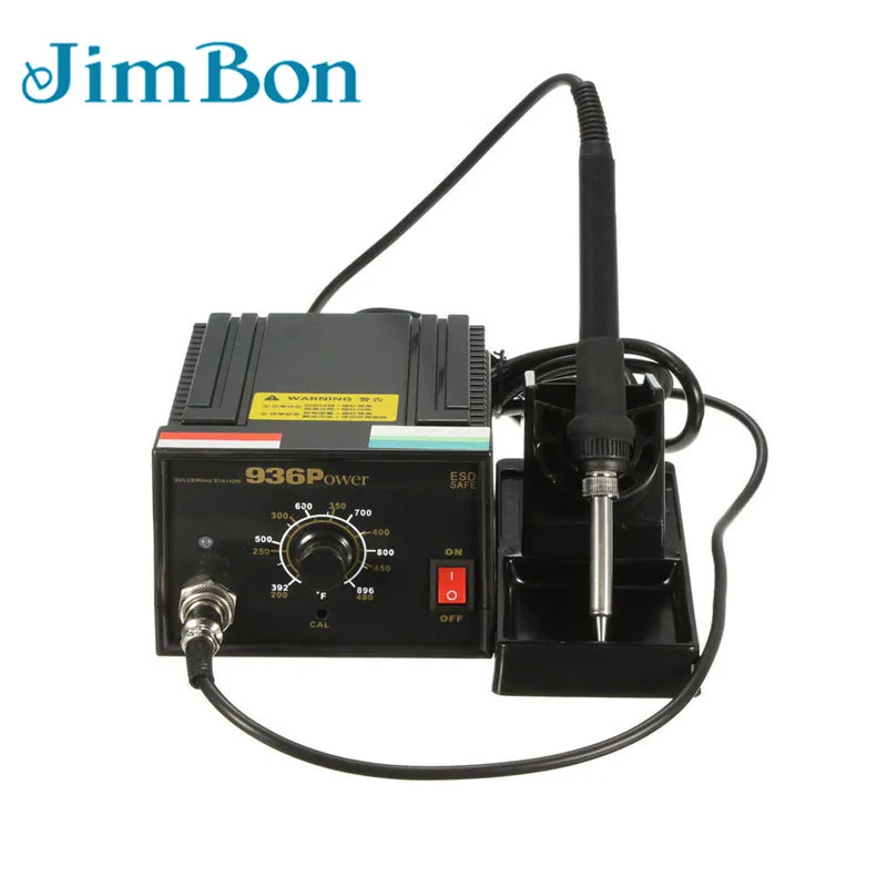 

110V 220V Constant Temperature Antistatic Soldering Station Solder Iron 936 AU Plug 75W + Soldering Iron Handle