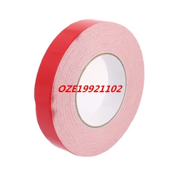 

25mm x 1mm White Double Sided Self Adhesive Sponge Foam Tape for Car 10M Length