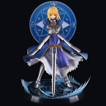 

ZXZ Anime Fate Stay Night Altria Pendragon UBW Saber PVC Action Figures Collectible Model Toys 23cm