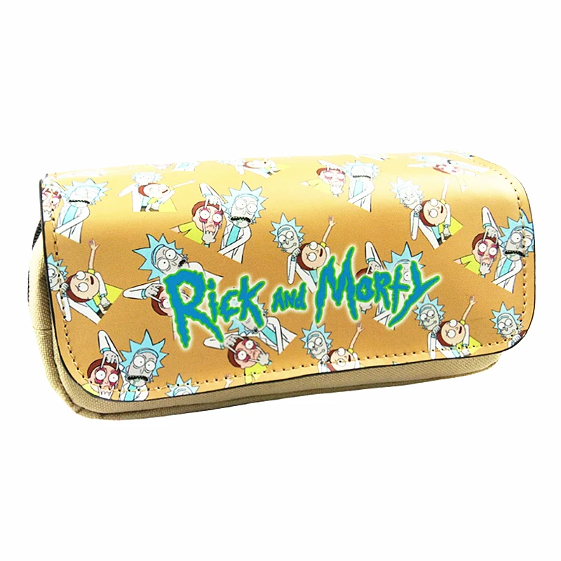 

american cartoon comic Rick and Morty children pen case harry potter makeup bag women beauty case doctor who cosmetic bag