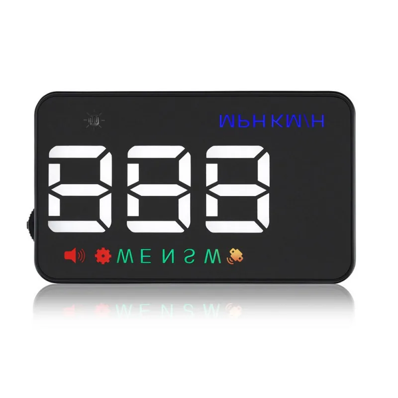  Universal Auto HUD GPS Tacho Speedo Head Up Display Digital Über Geschwindigkeit Alarm Windschutzsc