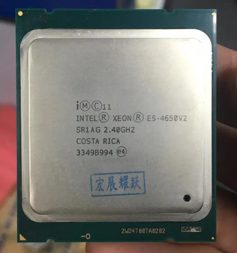 ПК процессор Intel Xeon E5 4650 V2 ЦП 2,8 LGA2011 десять ядер серверный процессор e5-4650 V2 E5-4650V2 ЦП