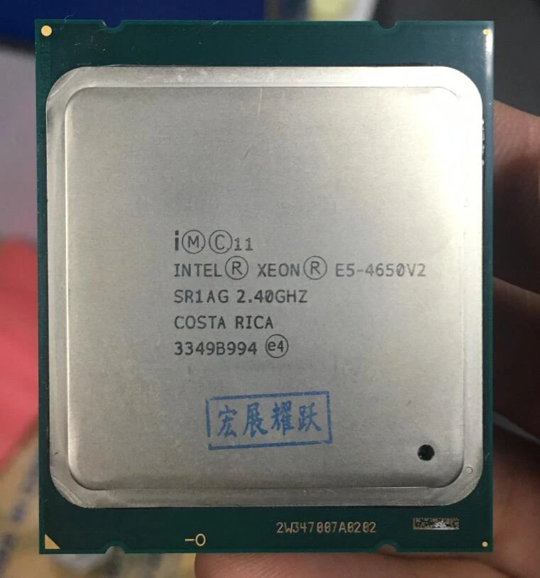 PC Intel Xeon Processor E5 4650 V2  CPU 2.8 LGA2011 Ten Cores Server processor  e5-4650 V2  E5-4650V2 CPU new cpu