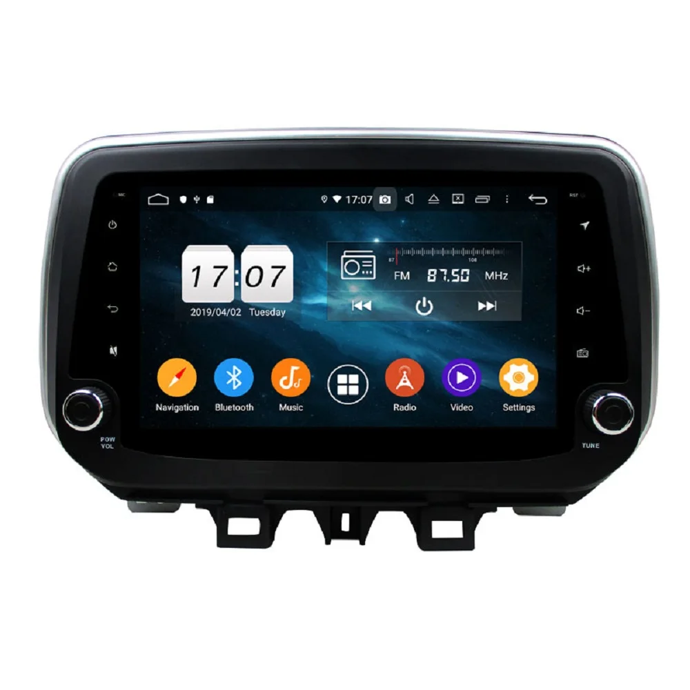 Discount DSP 8-Core PX5 4GB+64GB Android 9.0 HD 9" Car DVD GPS for Hyundai IX35 Tucson 2018 Stereo Radio Bluetoot 4.2h WIFI Mirror-link 1