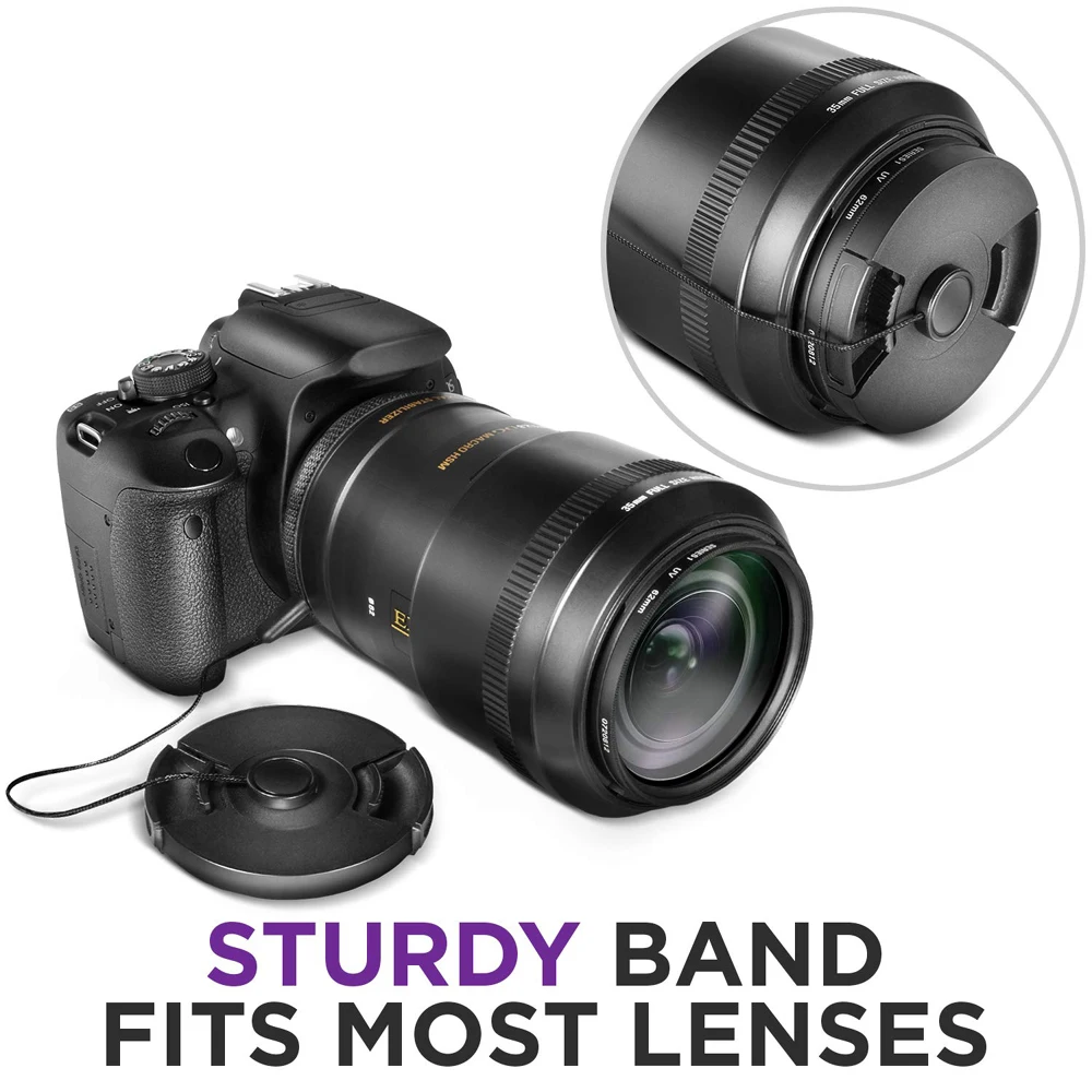 5 шт. держатель крышки объектива для камеры Canon Nikon Sony Panasonic Fujifilm Pentax
