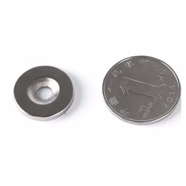 5 шт./упак. N50 неодимовые магниты 5 мм кольцо редкой земли сильные потайные 20 мм x 3 мм отверстие