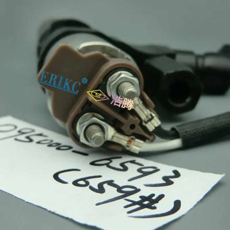 ERIKC 6593 Common Rail Инжектор в сборе 095000 и авто дизельный двигатель Sapre части впрыска