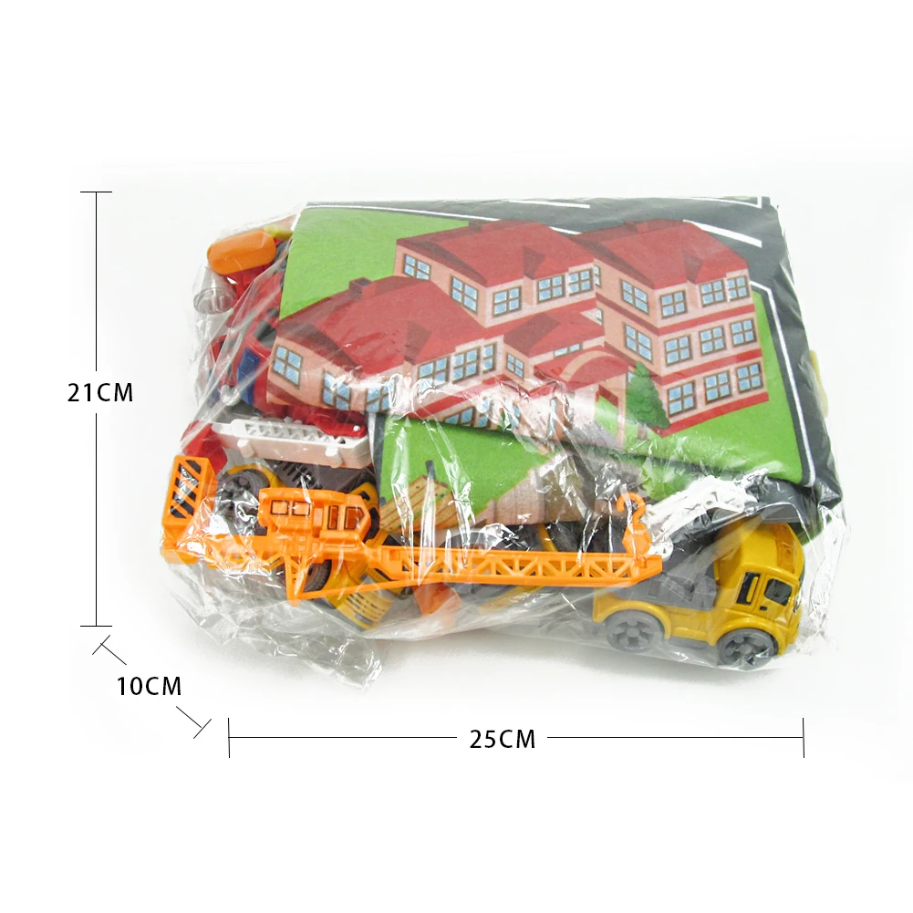 31 шт. строительный автомобильный дорожный знак огненная шайба набор Детская игрушка DIY Модель сцена автомобиль игрушки подарок с коврик для ребенка ковер