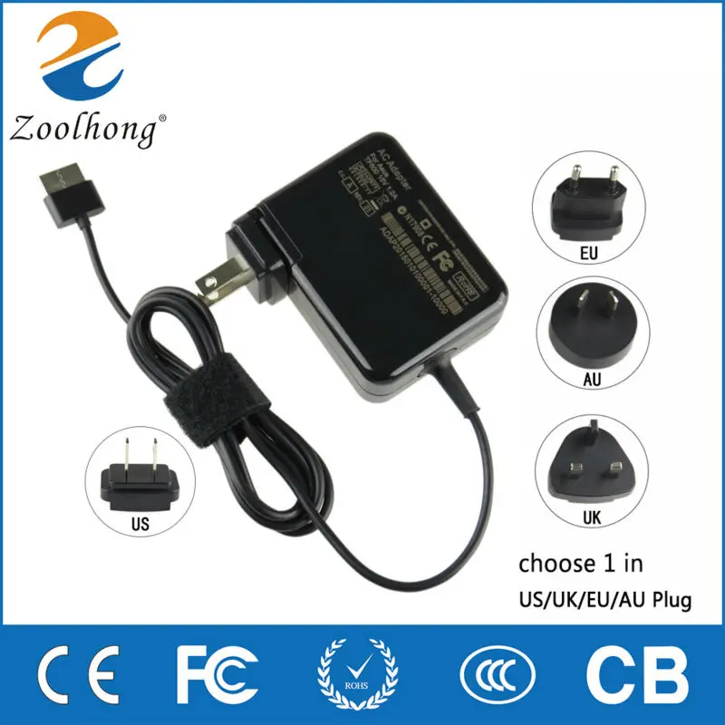 

Factory Direct US/UK/EU/AU Plugs 15V 1.2A 18W Laptop Power Adapter Charger For ASUS Eee Pad TF600 TF600T TF701T TF810 TF810C