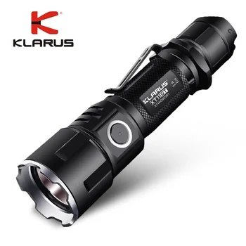 

New KLARUS XT11GT CREE XHP35 HI D4 LED 2000 Lm 4 Mode Tactical Led Flashlight + Free USB Port and 18650 Battey for Self Defence