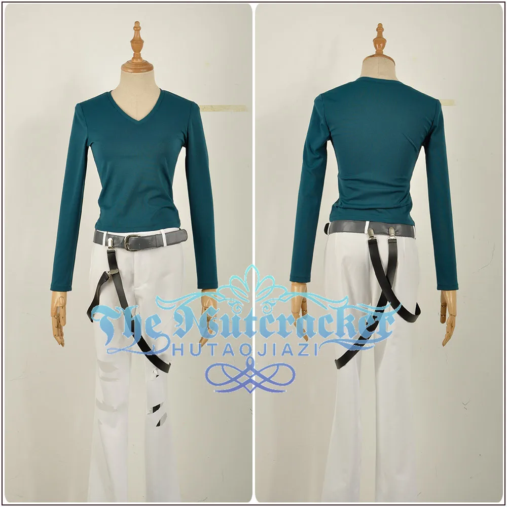 Games Voice Actor Dice Arisugawa Cosplay Costume Custom Green Hoodies Jacket Long Sleeve Turquoise Shirt Pants Wig Halloween