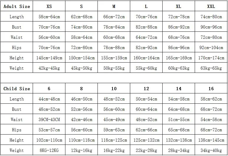 dancewear size