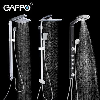 GAPPO shower system bathroom shower faucet bath shower mixer set rain shower head bathtub faucet taps water faucet mixer gappo white shower faucet rainfall bath tub taps brass bathroom shower mixer taps bath faucet mixer wall mounted shower