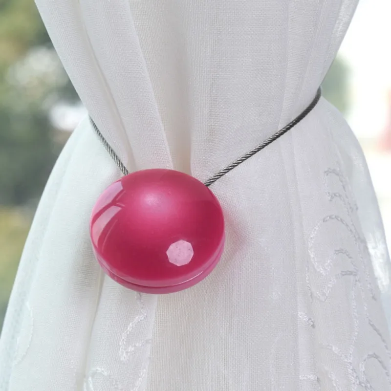 

Simple Modern Magnet Curtains Tie Buckle Window Curtains Magnetic Tieback Holder Curtain Strap Accessories