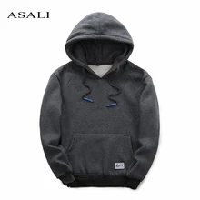 Asali marke clothing neue mode für männer sweatshirt winter dicke hoodies baumwolle hoodie fleece mäntel strickjacken herren sweatshirts y19