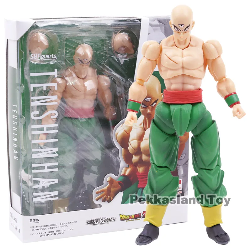 Pаспродажа СВЧ S. H. Figuarts Dragon Ball Z Tien Шинхан с Chiaotzu ПВХ фигурку Коллекционная модель игрушки