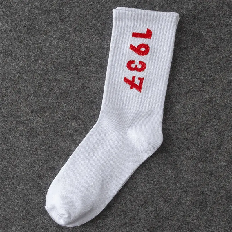 Харадзюку мужские носки с принтом слов юмора Ulzzang хип-хоп уличные носки для скейтборда унисекс, носки для влюбленных, Прямая поставка, 2 шт. = 1 пара - Color: 8