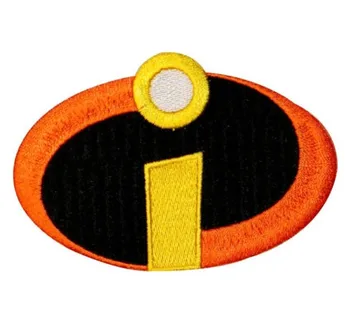 

3.8" The Incredibles Logo Costume Embroidered Emblem punk rockabilly applique sew on/ iron on patch Free Shipping