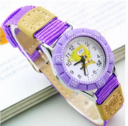 Fashion Brand Cartoon casual cloth art Children Canvas Clocks Kids Girls Boys Sp Fashion Brand Cartoon casual cloth art Children Canvas Clocks Kids Girls Boys Sp