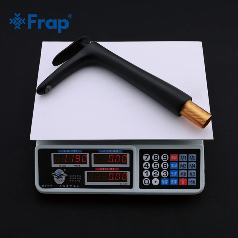 Frap 1 комплект новый латунный высокий черный спрей краска для ванной кран раковины