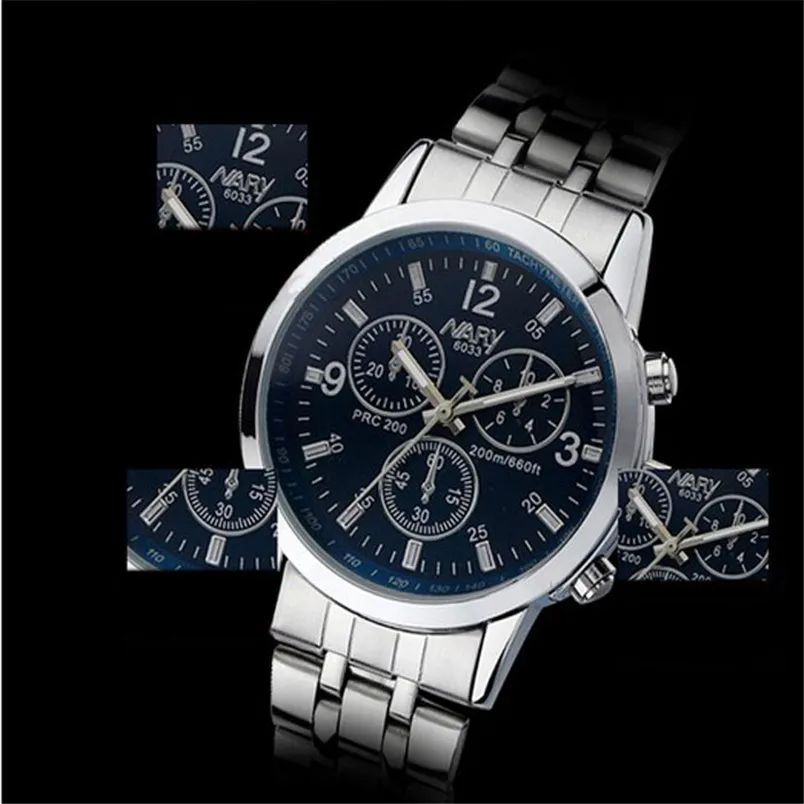 

Luxury Men women lover watches 30M Waterproof Stainless Steel Quartz Watch Shockproof Business Analog Dress Watches