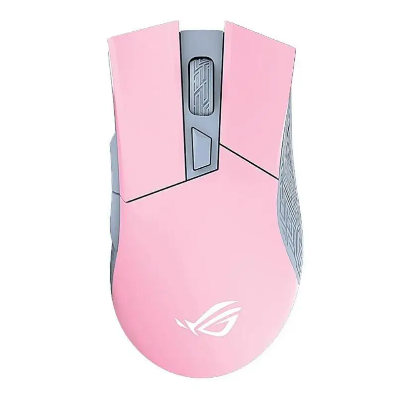 

ASUS ROG Gladius II Pink Gaming Mouse Aura Sync 7 Key USB Wired ROG 12000DPI Two-Way Roller RGB Ergonomic Mouse