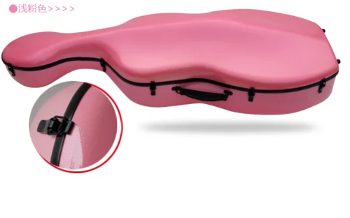 

Nice pink color carbon fiber cello case 4/4.strong ,light in weight