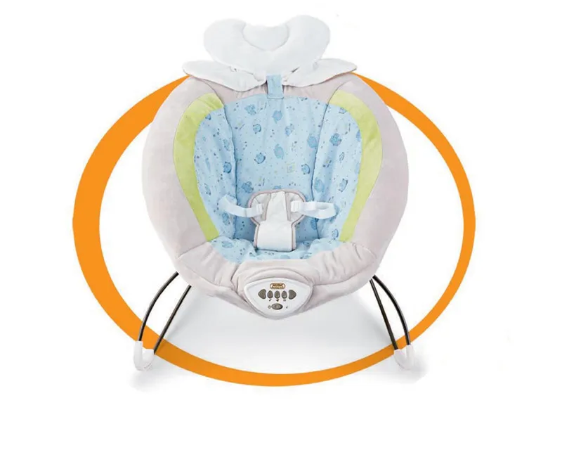 2017 New Gray Baby Electric Rocking Chair With Rabbit  Pillow Kids Calming Vibration Music Rocking Bouncers,Jumpers & Swings11