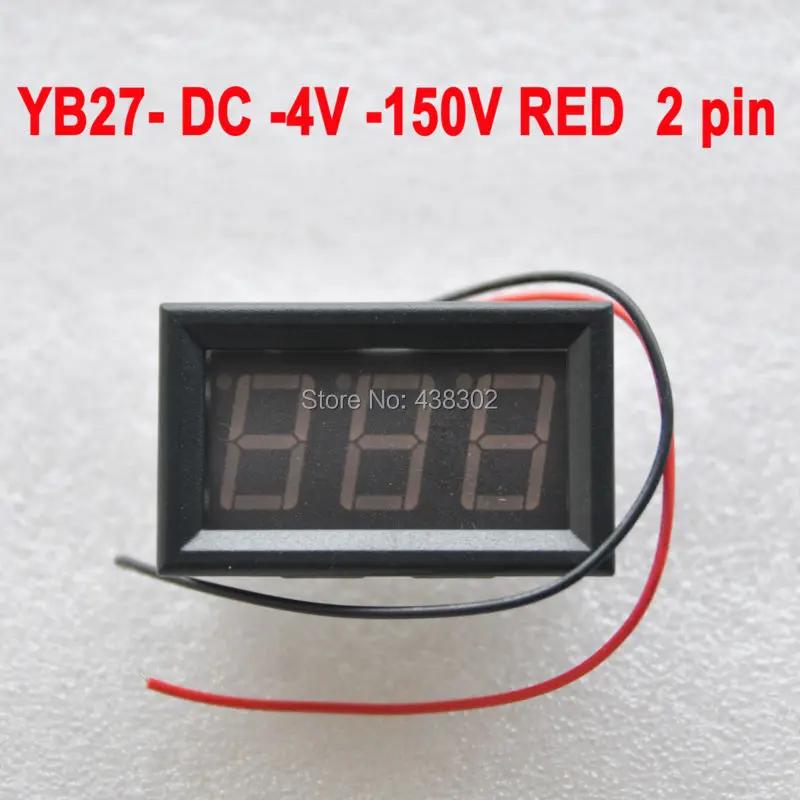 Voltmeter YB27- DC -4V -150V RED 2 Pin FZ0978 |