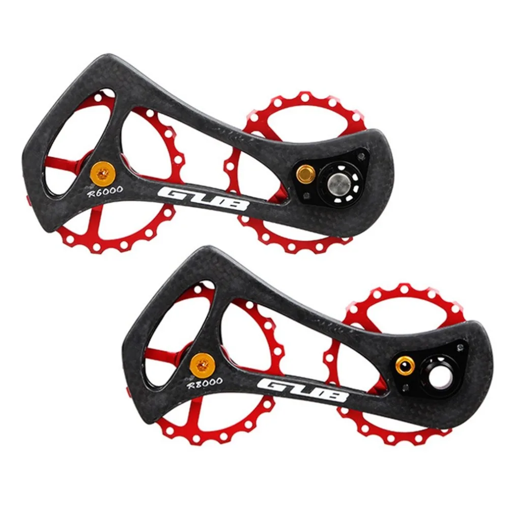 

Bike Derailleur 17T Carbon Fiber Bicycle Rear Derailleur Jockey Pulley Wheel Set MTB Guide Wheel For 105/Ultegra/DURA ACE