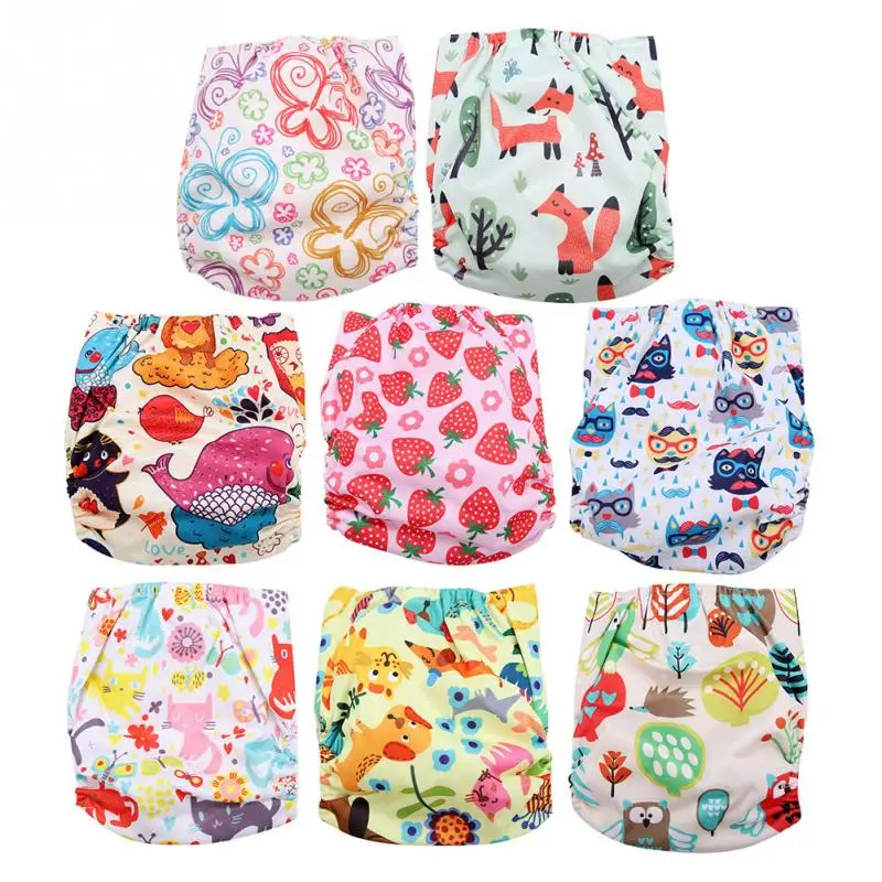 

1Pcs Baby Diapers Reusable Nappies Washable Cloth Diaper Infants Children Baby Cotton Adjustable Training Pants Cloth Diaper