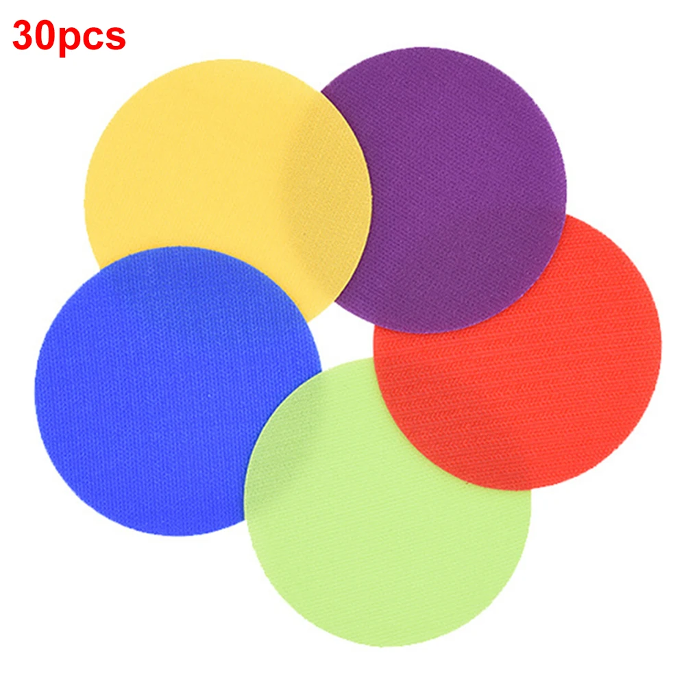 6 цветов круглые плоские детские игры Спортивные дошкольные волшебные наклейки круги пятна маркеры сидя учебный тег игрушки классная комната пол