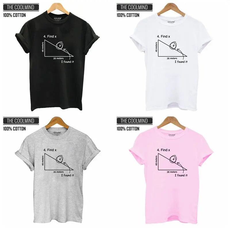 COOLMIND QI0213B cotton o-neck math print women T shirt casual summer cool t shirt women oversized loose t-shirt tee shirts COOLMIND QI0213B cotton o-neck math print women T shirt casual summer cool t shirt women oversized loose t-shirt tee shirts