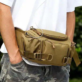 

Outdoor Hiking Fishing Running Sports Crossbody Chest Bag Zipper Fanny Pack Waist Belt Bag