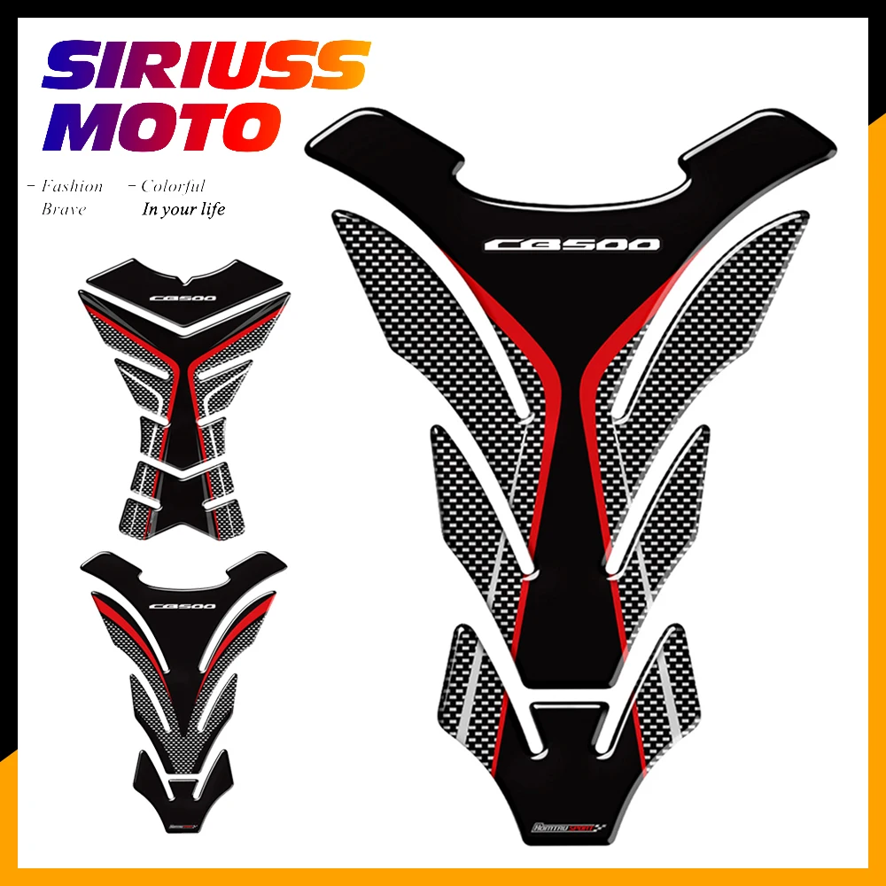 

3D Motorcycle Tank Pad Protector Decal Stickers Case for Honda CB500 F X CB500F CB500X