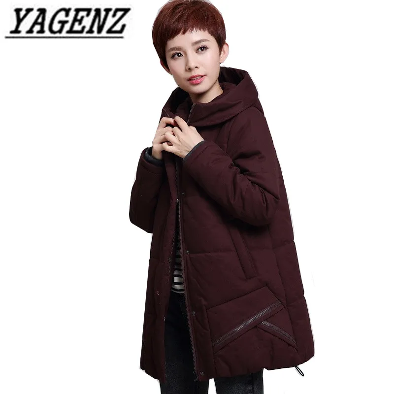 Épais green Capuchon New Dame Manches navy D'hiver 2018 Moyen Manteaux jujube 5xl Slim L'hiver Longues Orange Hiver Chaud Blue Red Coton Pardessus Pour Veste D'âge Vestes À hQCrxBtsd