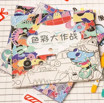 

cartoon drawing toys Coloring Book for Children adults antistress gifts Graffiti Painting Drawing colouring books educational