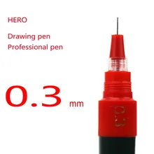 5 шт./партия 0,3 мм Hero перезаряжаемая игла для чернил ручки для рисования ручка техническая ручка