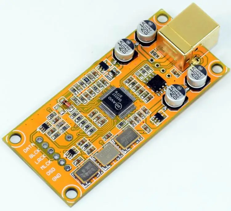 YJ00401 SA9227 384K 32bit DAC дочерняя карта с поддержкой DSD256 выход может выбрать