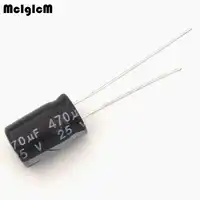 MCIGICM 1000pcs Aluminium elektrolytische condensator 470uF 25V 8*12 Elektrolytische condensator 470 uf