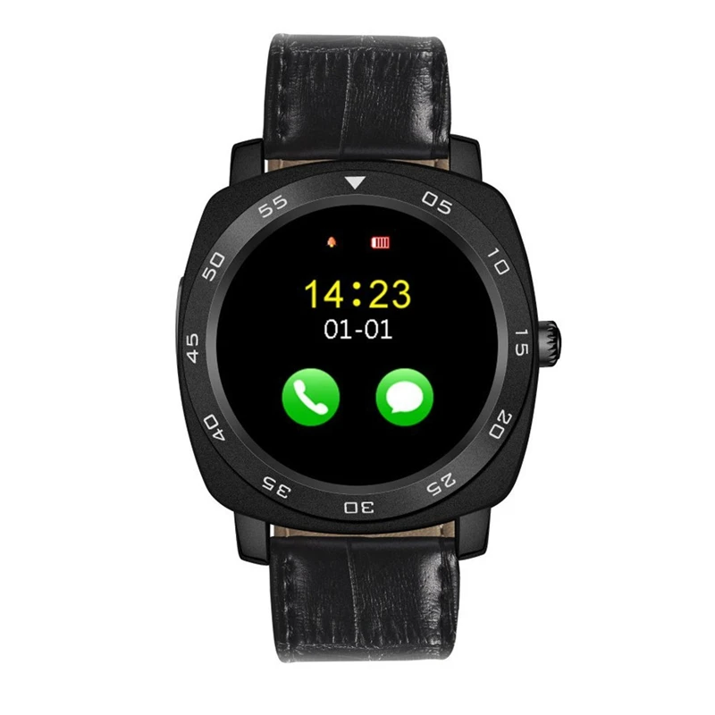 

KALOAD S6 Pedometer HD Camera SMS Anti-lost Bluetooth Music Support GSM 2G Phone Call Smart Sports Watch 350mAh support SD card