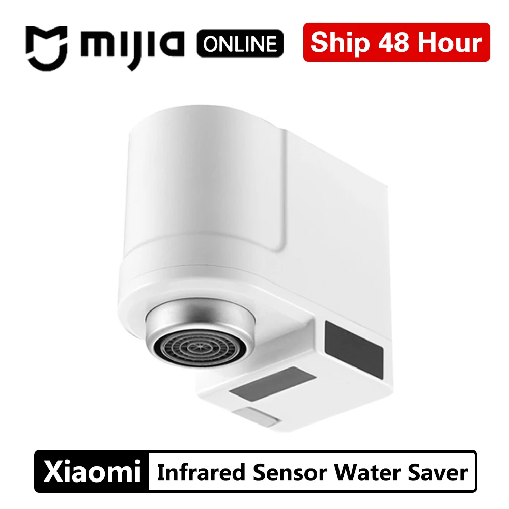 

Xiaomi Mijia Smart Faucet Infrared sensor Water Saving Induction Faucet Anti-overflow Swivel Head Device Kitchen Nozzle Tap